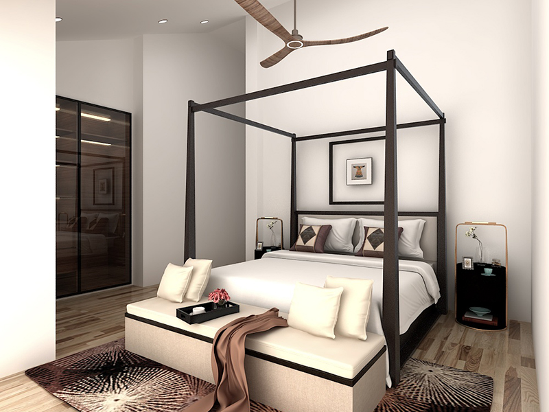 北京鴻博家園二期 88㎡混搭風格 普通住宅室內(nèi)裝修設(shè)計 預算8萬