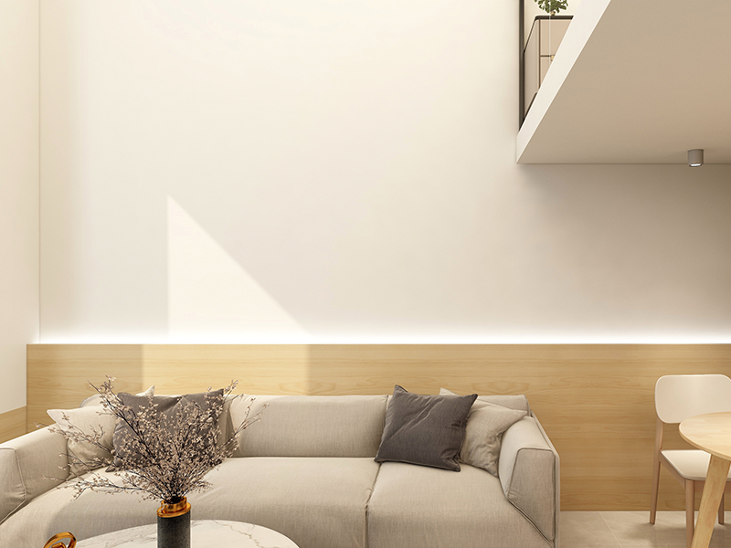 出租房如何刷白墻便宜省力(圖2) 68平單身公寓裝修 株洲財富湘江小區(qū) 復式樓現(xiàn)代簡約裝修全案