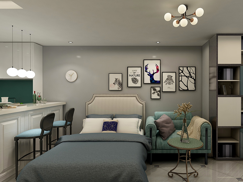 58平毛坯房怎么裝修設計？解決小戶型空間擁擠問題僅需4招(圖4)