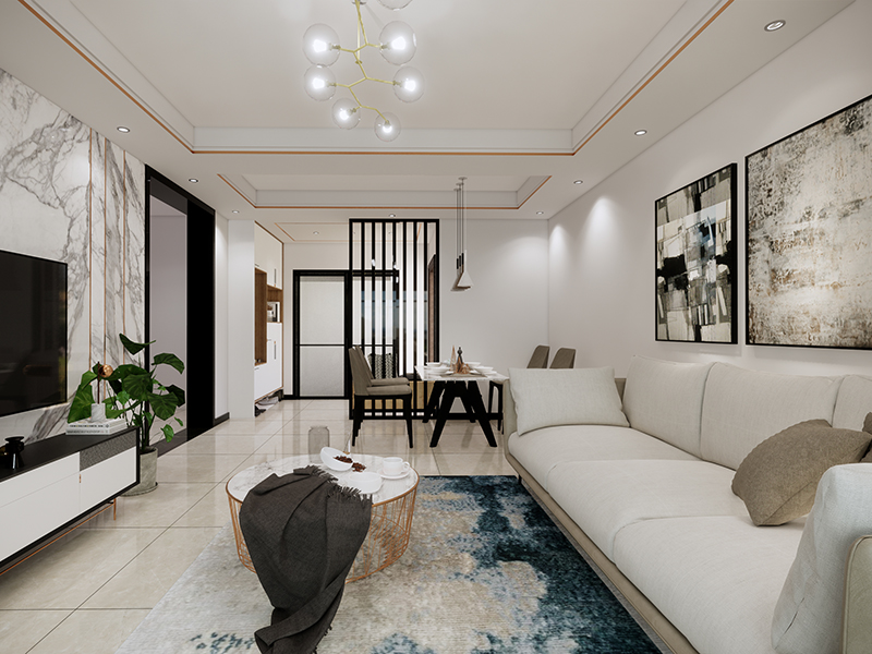 長方形客餐廳怎么改造比較好？快來，神宮天巧有客廳翻新妙招(圖1)