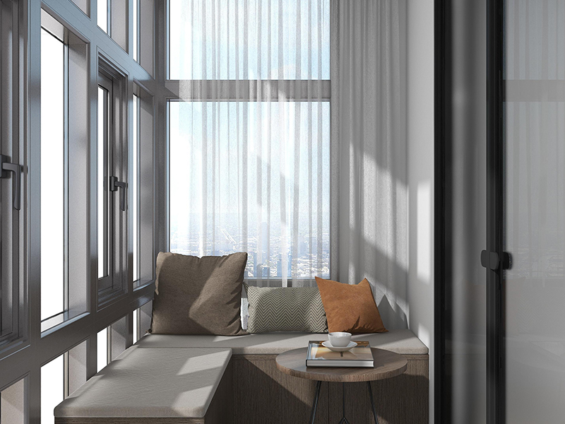 你試過(guò)陽(yáng)臺(tái)改造成書(shū)房嗎？裝修效果格外的好，不信來(lái)瞧！(圖1)