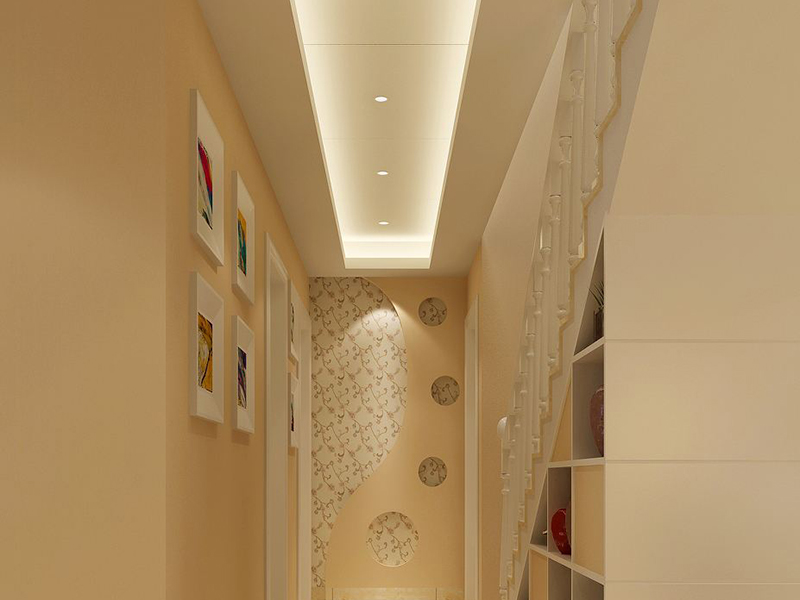 室內(nèi)走廊過道怎么改造好看？千萬(wàn)別以為過道只能裝筒燈(圖3)