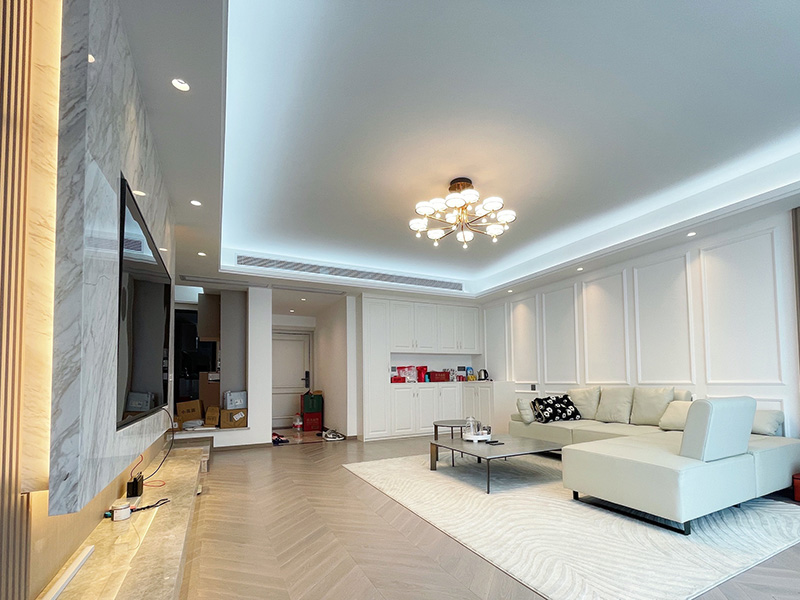 客廳電視背景墻如何設計好看又省錢？(圖2)