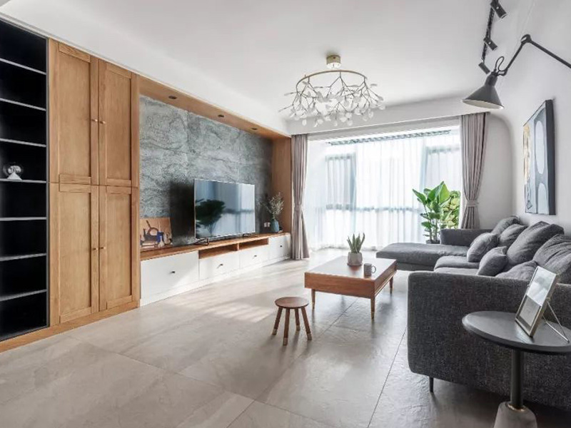 客廳電視背景墻裝修改造選哪些材料比較好？(圖6)