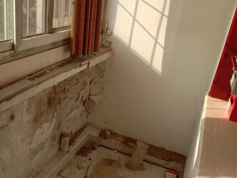 陽(yáng)臺(tái)墻面沒貼磚怎么補(bǔ)救(圖2)